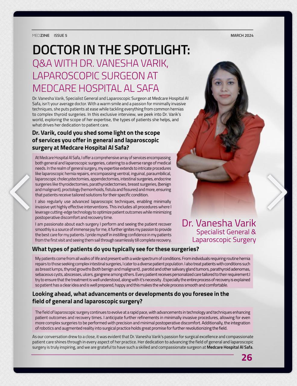 Doctor in the Spotlight: Q&A with Dr. Vanesha Varik